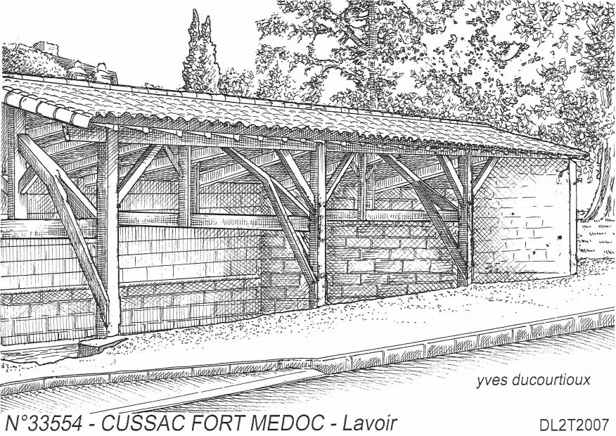 N 33554 - CUSSAC FORT MEDOC - lavoir